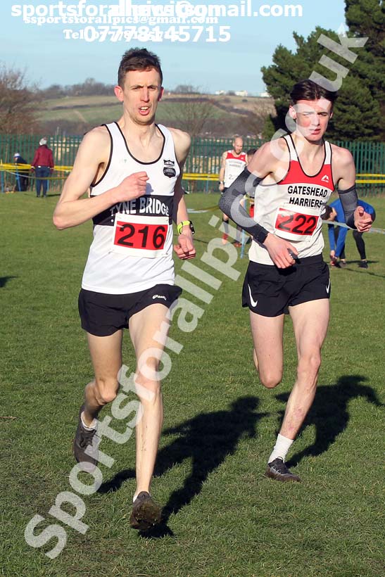 Senior mens 2020 Birtley Cross Country Relay, County Durham.  Photo: David T. Hewitson/Sports for All Pics